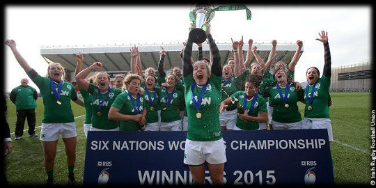 Ireland Women Six Nations winners 2015
